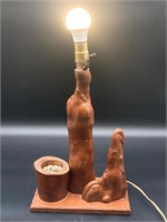 15” Cypress Knee Lamp