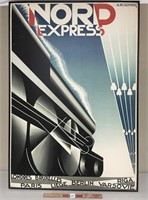 LARGE NORD EXPRESS TRAIN ON CARDBOARD