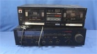 Yamaha Stereo Receiver & Fisher Stereo Double