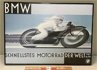 COOL BMW MOTORCYCLE PRINT ON CARDBOARD