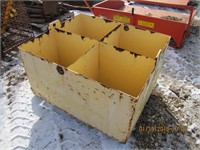 Metal lift bucket 38x33x21.5