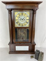 Spencer & Wooster & Co. 8 Day Column Clock