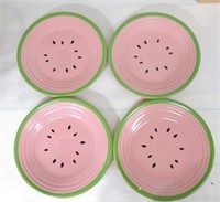 Fiesta Post 86 set of 4 - 9" watermelon plates