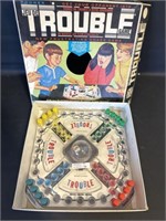 Vtg. working game of Trouble w all pieces