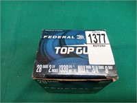 Federal, 28 gauge, 8 shot, 2 3/4", 25 rounds per