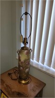 ANTIQUE HAND PAINTED LAMP