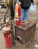 Fire Extinguishers & Coal Heat Stove