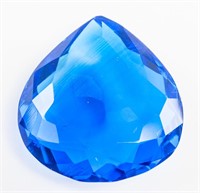 87.50ct Pear Cut Blue Tanzanite GGL