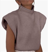 New (Size L) Women's Shoulder Pad Sweater Top