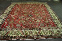 Persian Tabriz Hand Knotted Rug 9.11 x 11.7