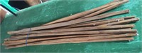 Tobacco sticks. 48" long. 14 total