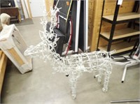 Metal Designed Lighted Reindeer - 42"Lx52"H