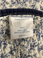 Home Classics King Bedspread & Pillow Shams