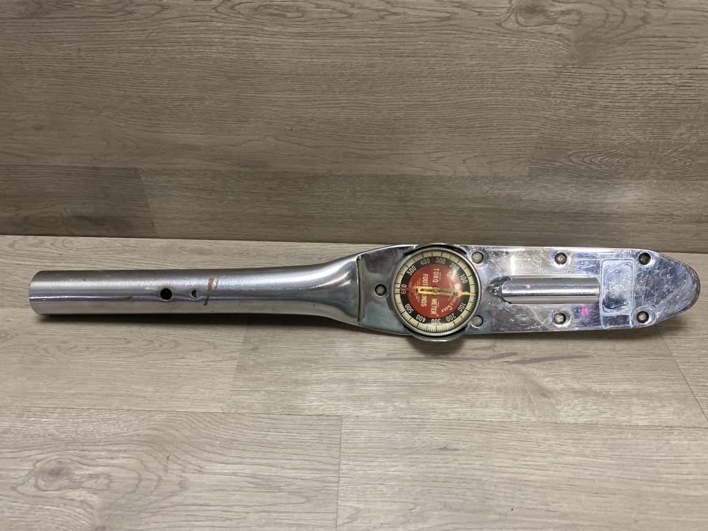 Vtg Snap-On 3/4" Dial Torque Wrench