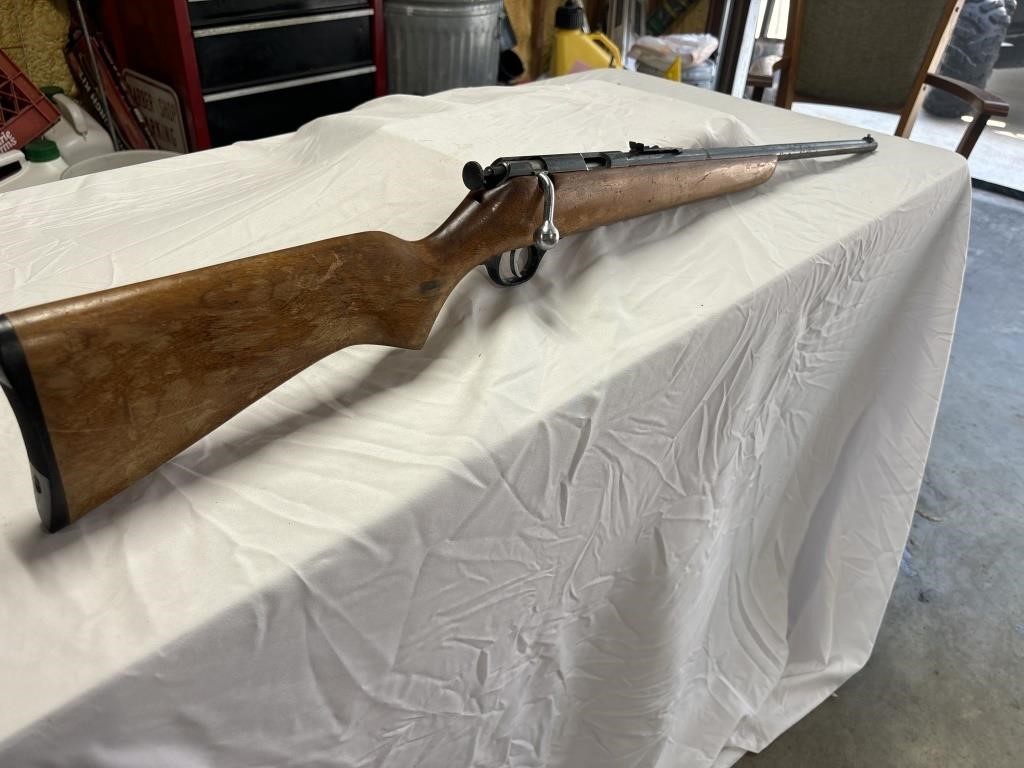 JC Higgins 22 rifle;