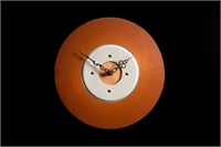 Post-Modern Clock in Orange