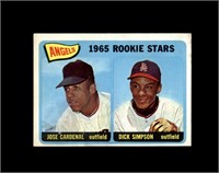 1965 Topps #374 Angels Rookie Stars EX to EX-MT+