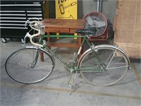 Green Schwinn bike