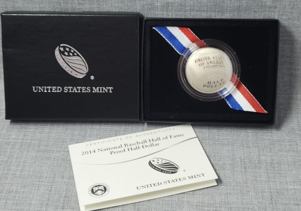 2014 United States Mint  National Baseball Hall