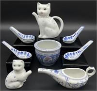 Asian Blue & White Porcelain