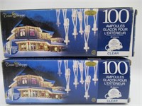 2 SETS OF OUTDOOR ICICLE LIGHTS