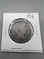 1906 barber half dollar