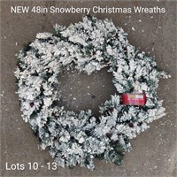 NEW 48in Snowberry Wreath