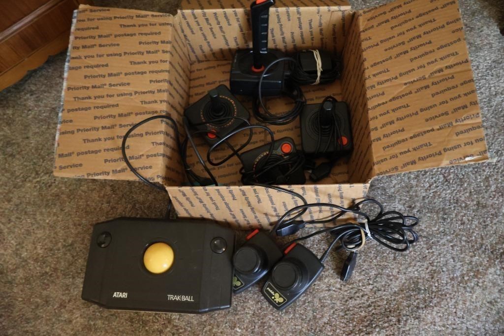 Vintage Atari & Other Gaming Controllers