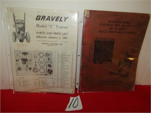 INSTRUCTION MANUAL FOR GRAVELY MODEL L TRACTOR