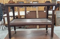 18" x 42" Two Tiered Serving Cart
