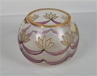 Small Art Glass Decor Bowl
