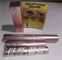 LOT OF 4 TOO FACED BETTER THAN SEX MASCARA #MK138