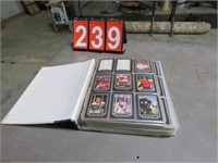 BINDER OF MOSTLY NASCAR RACING CARDS