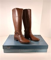 NEW Geox Leather Women's Boots (Size: 8)