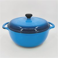 Lodge Large Coated Cast Iron Pot