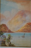 Gorgeous Original Waterscape Watercolor