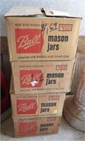 (4) full cases of mason jars
