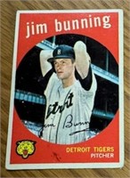 1959 Topps #149 Jim Bunning MLB Tigers