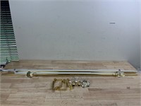 Curtain rods with rod parts x4