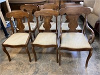 SET OF 6 CHERRY PA HOUSE CHAIRS