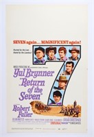 Return of the Seven/1966 Window Card