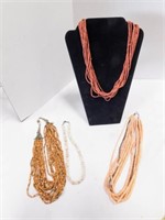 3 Costume Jewelry Necklaces