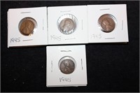 17 wheat pennies 1945