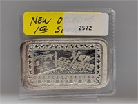 1oz .999 Silver New Orleans Art Bar