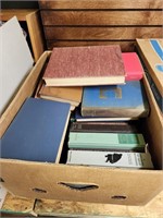 2 Boxes Of old Books