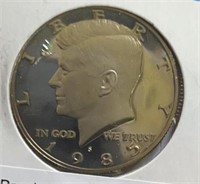 1985S Kennedy Half Dollar Proof