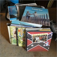 Alabama & Other Vinyl Records in Sleeves