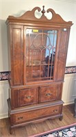 ANTIQUE CHINA CABINET - EARLY 20TH C. - GLASS DOOR