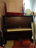 classic mason and risch piano and bench 58x28x27
