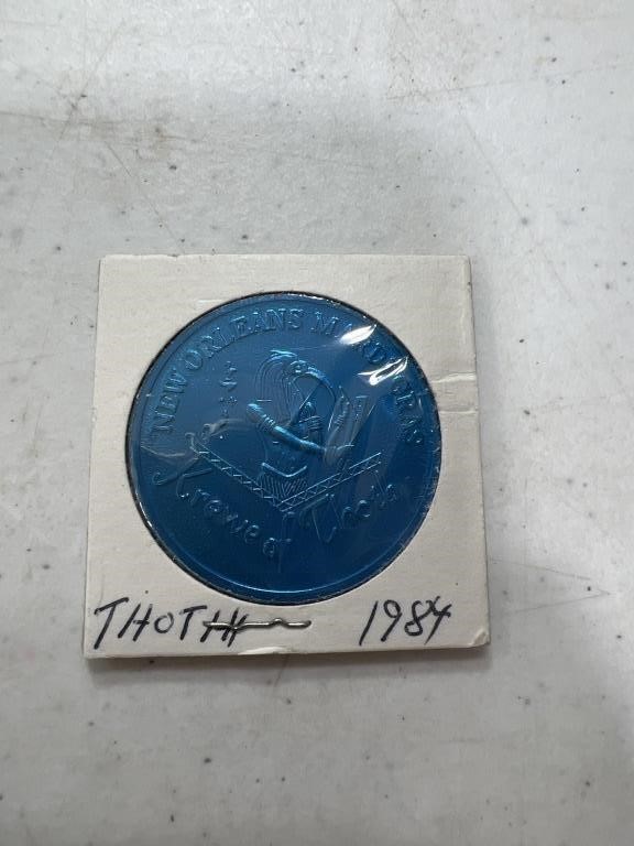 Krewe of Thoth 1984 doubloon